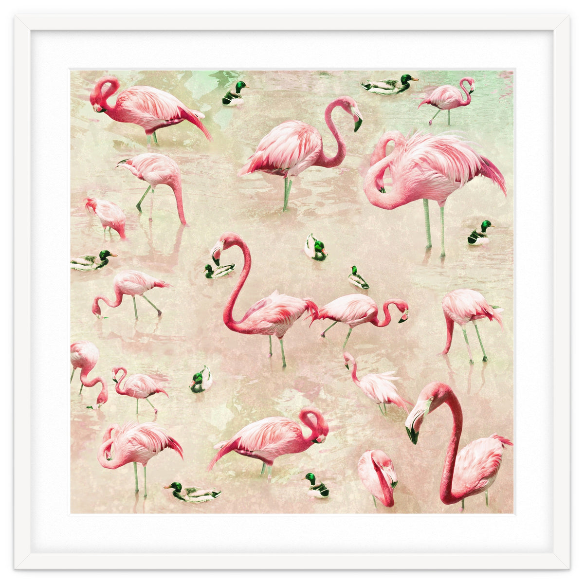 Flamingos Vintage Pink