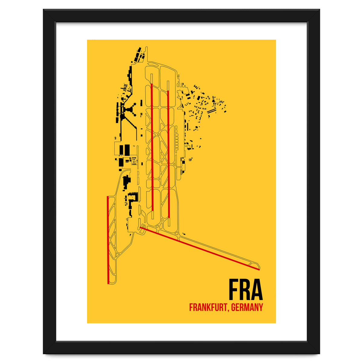Frankfurt Airport Layout