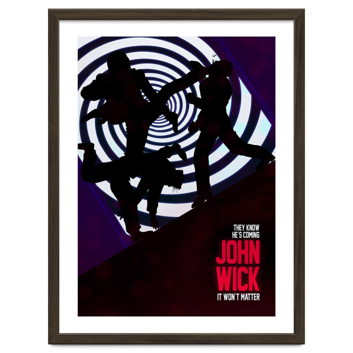 John Wick Minimal Movie Poster