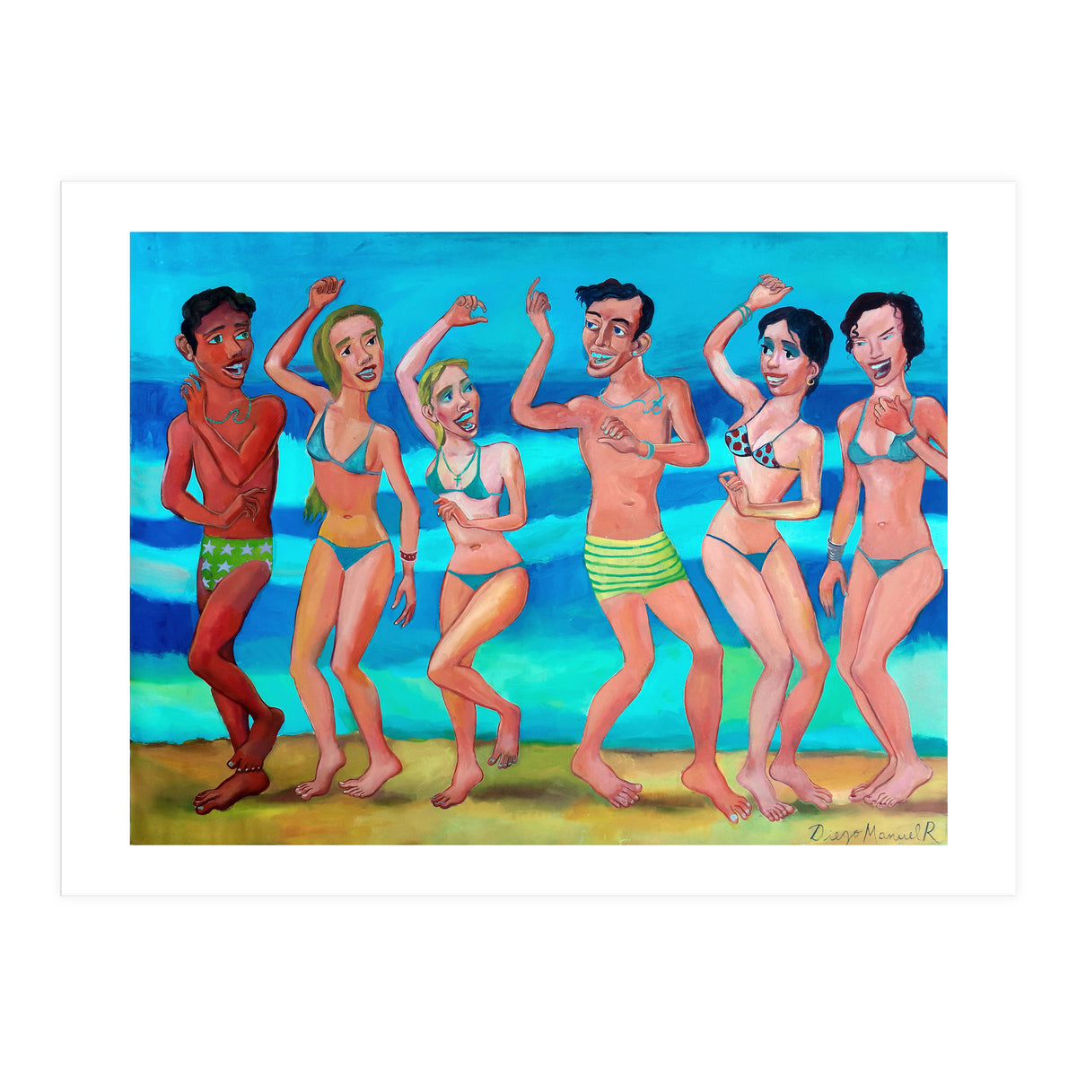 Punta Mogotes Beach (Print Only)