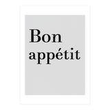 Bon Appétit, Grey (Print Only) thumbnail