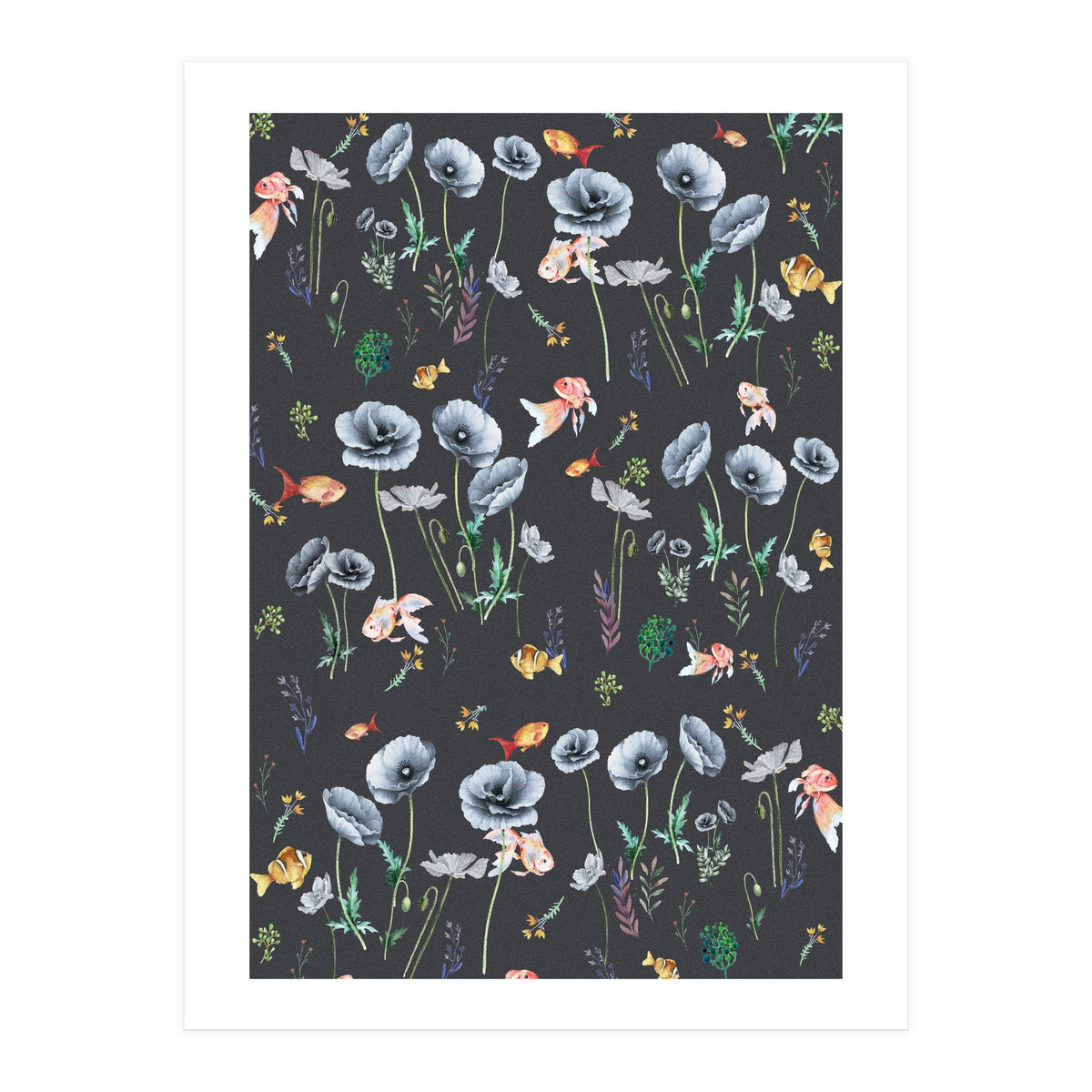 Fishes & Garden (Print Only)