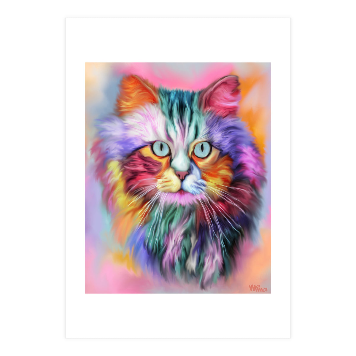 Rainbow Cat (Print Only)