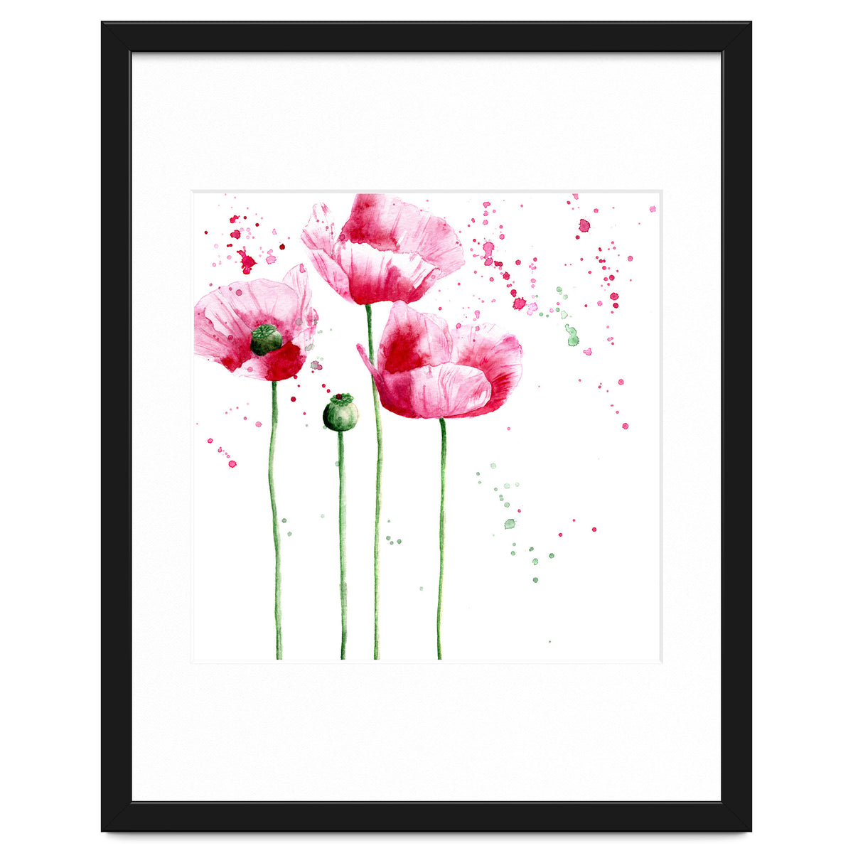 Poppies || watercolor