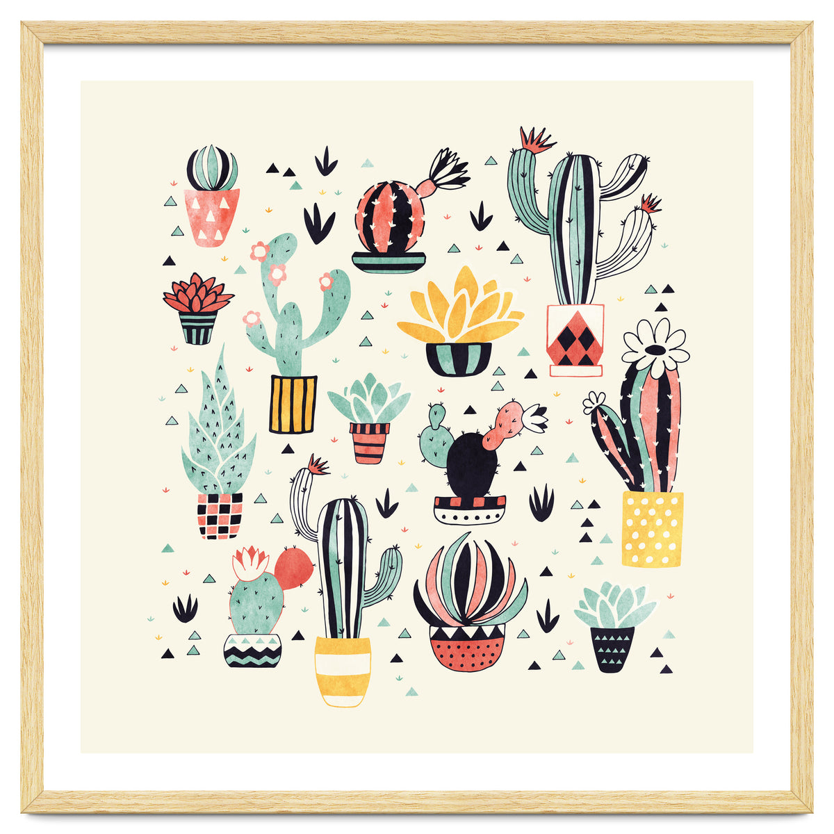 Cactus In A Flower Pot