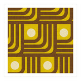 70s Curve Lines Avocado Pearl  (Print Only) thumbnail