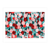 Abstract flower garden acrylic painting (Print Only) thumbnail