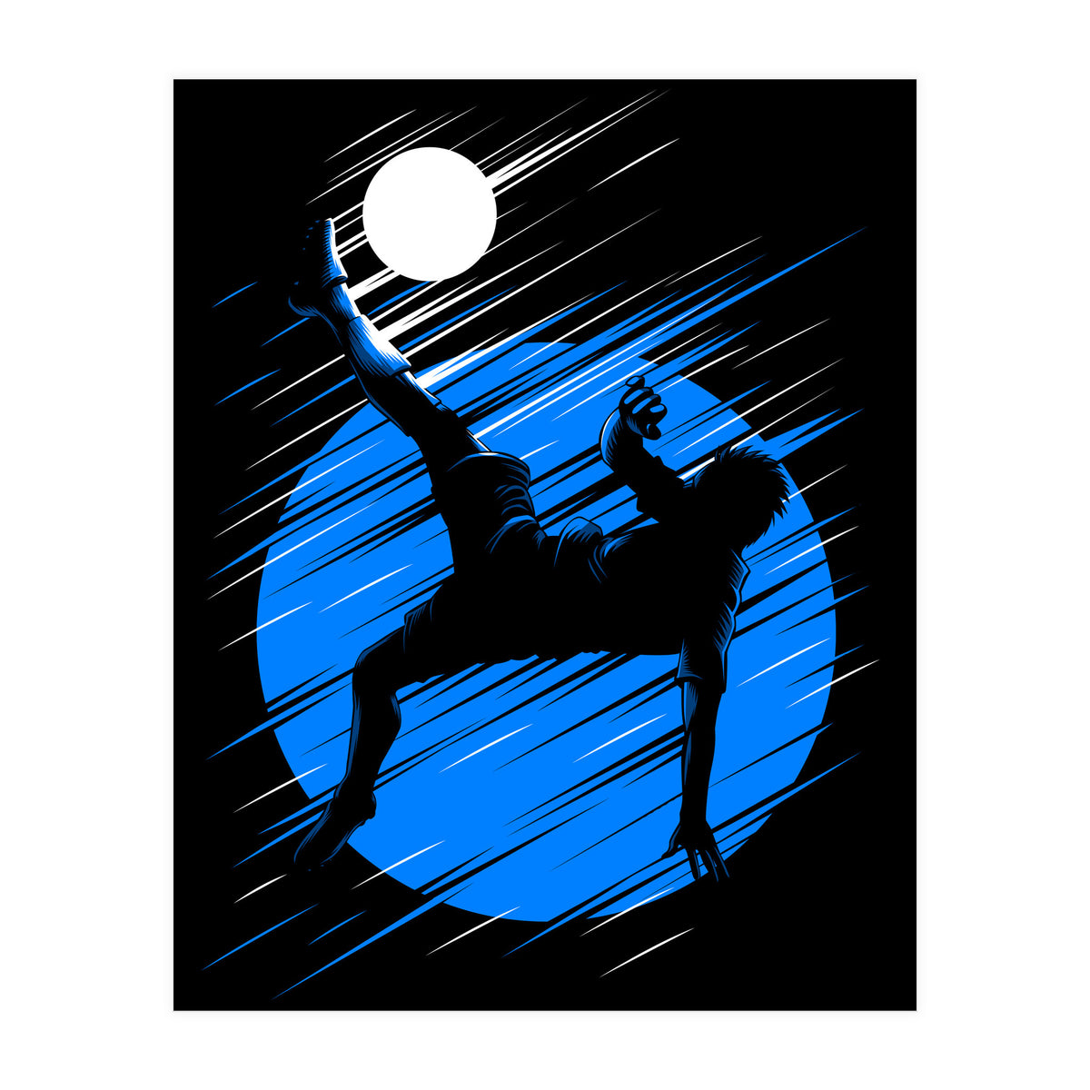 Soccer moon (Print Only)