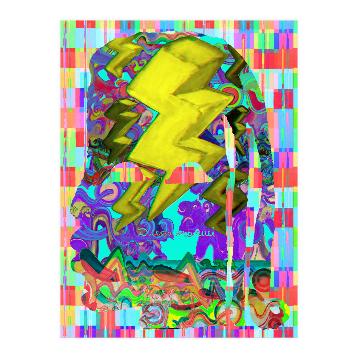 Abstracto Pop Nuevo B Nuevo 6 (Print Only)