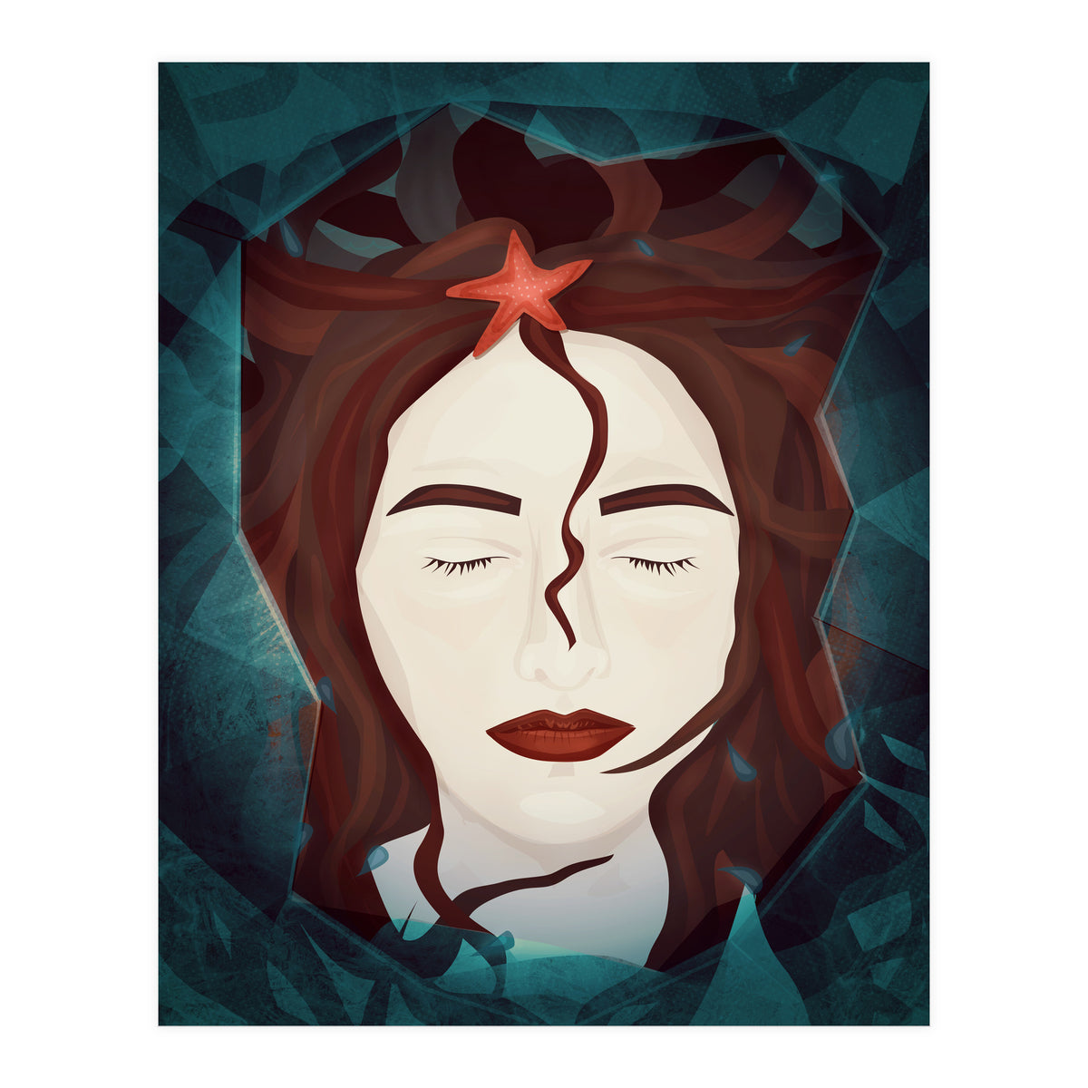 Sleeping with the Fishes (Sleeping Beauty Series) (Print Only)