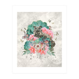 Floral Owl  (Print Only) thumbnail