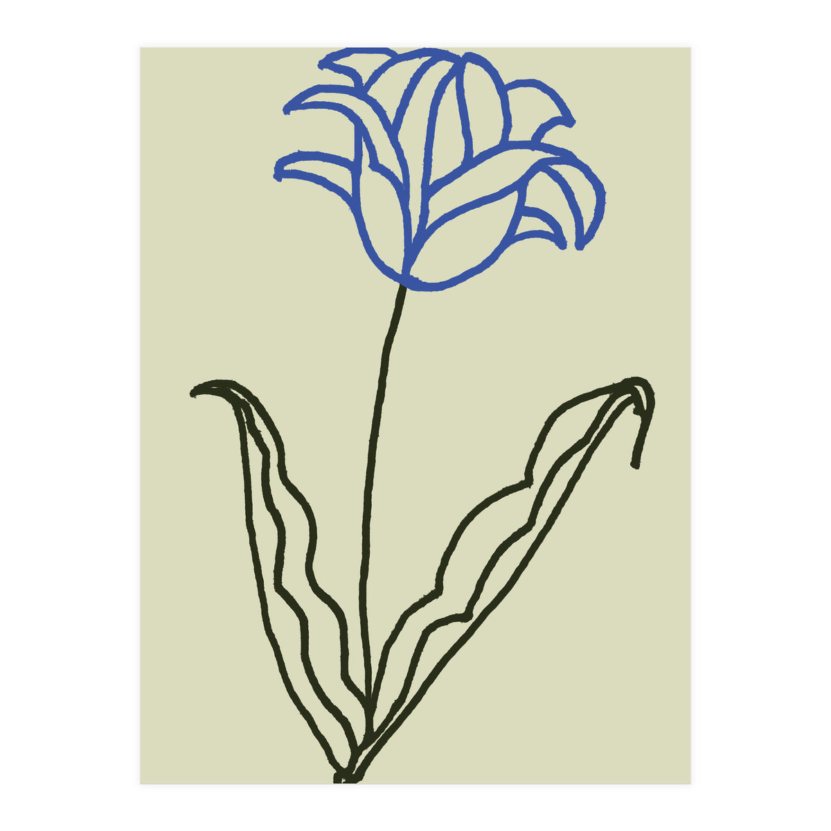 Blue flower (Print Only)