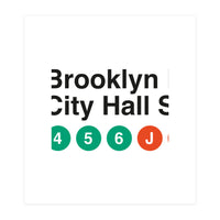 Vignelli's Subway Sign (Print Only)