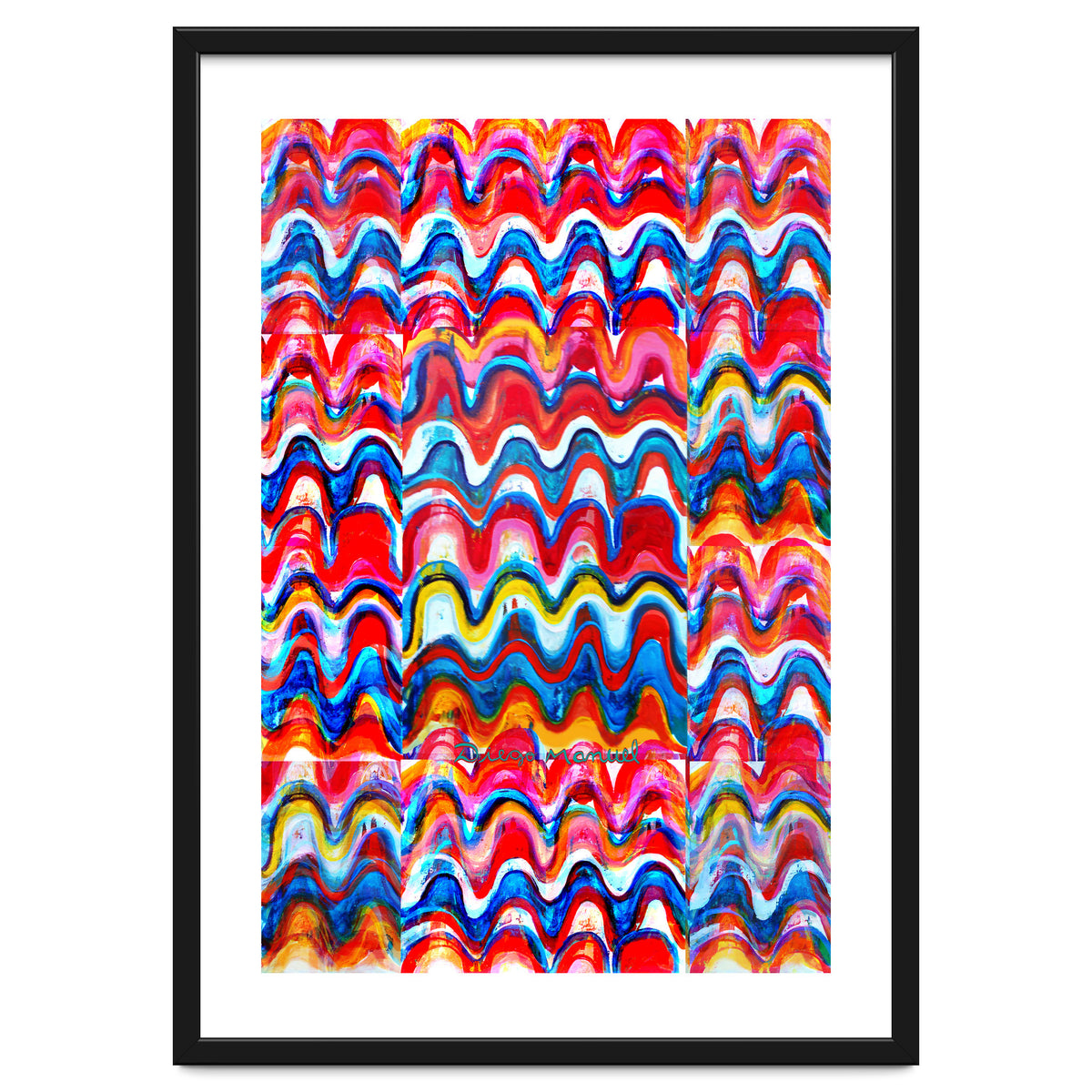 Pop abstract color full