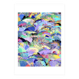 Lavender Soul Garden, Botanical Jungle Bohemian Nature Illustration, Plants Forest PaintingGarden (Print Only) thumbnail