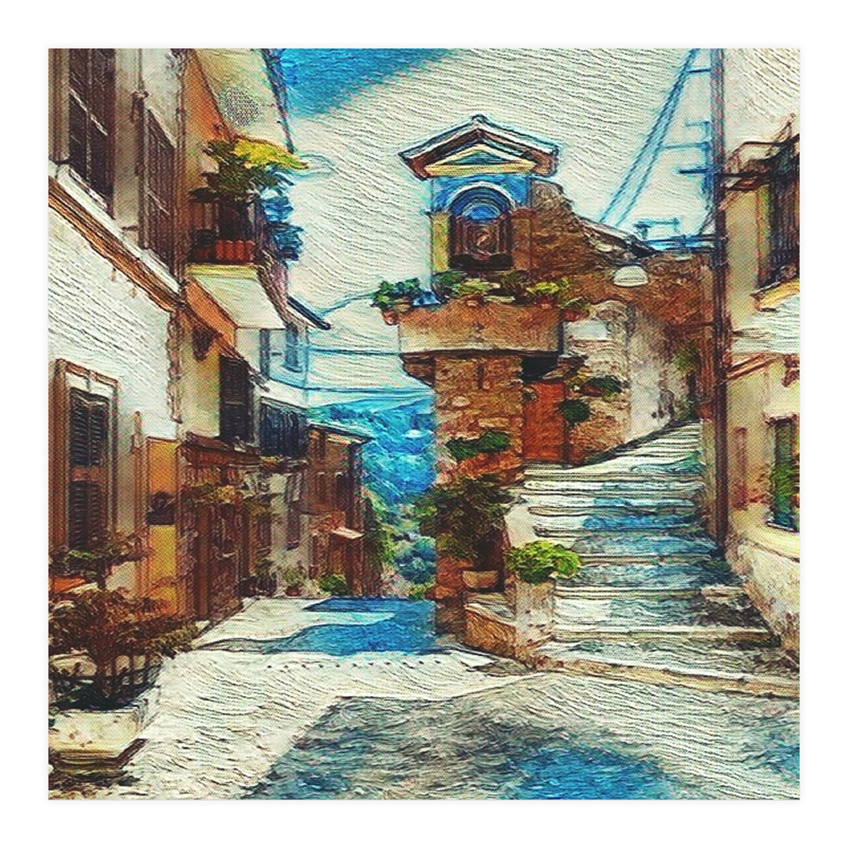 An Italian Neighborhood (Print Only)