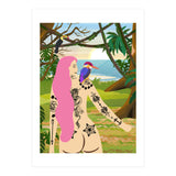 Pink Kingfisher and Me (Print Only) thumbnail