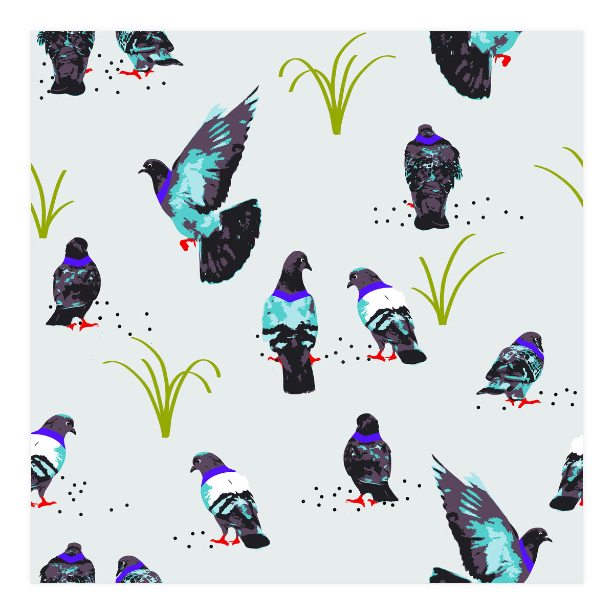Pigeons (Print Only)
