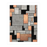 Random Pattern - Concrete and Copper (Print Only) thumbnail