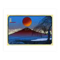 Mayon Volcano Ukiyo-e (Print Only)