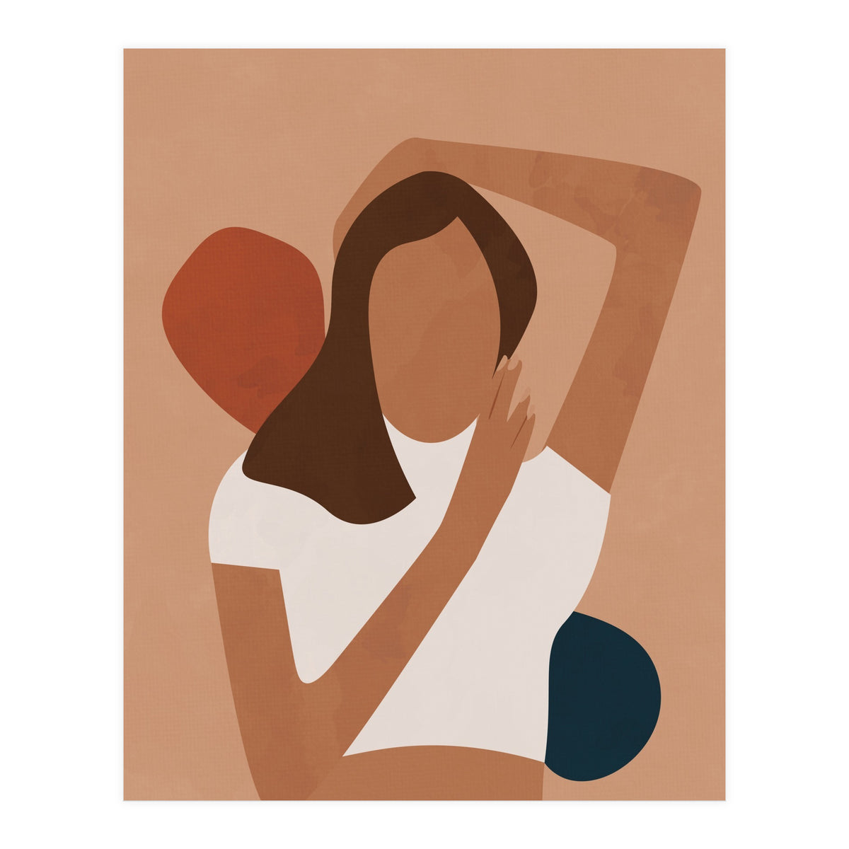 Boho Woman EarthyTones (Print Only)