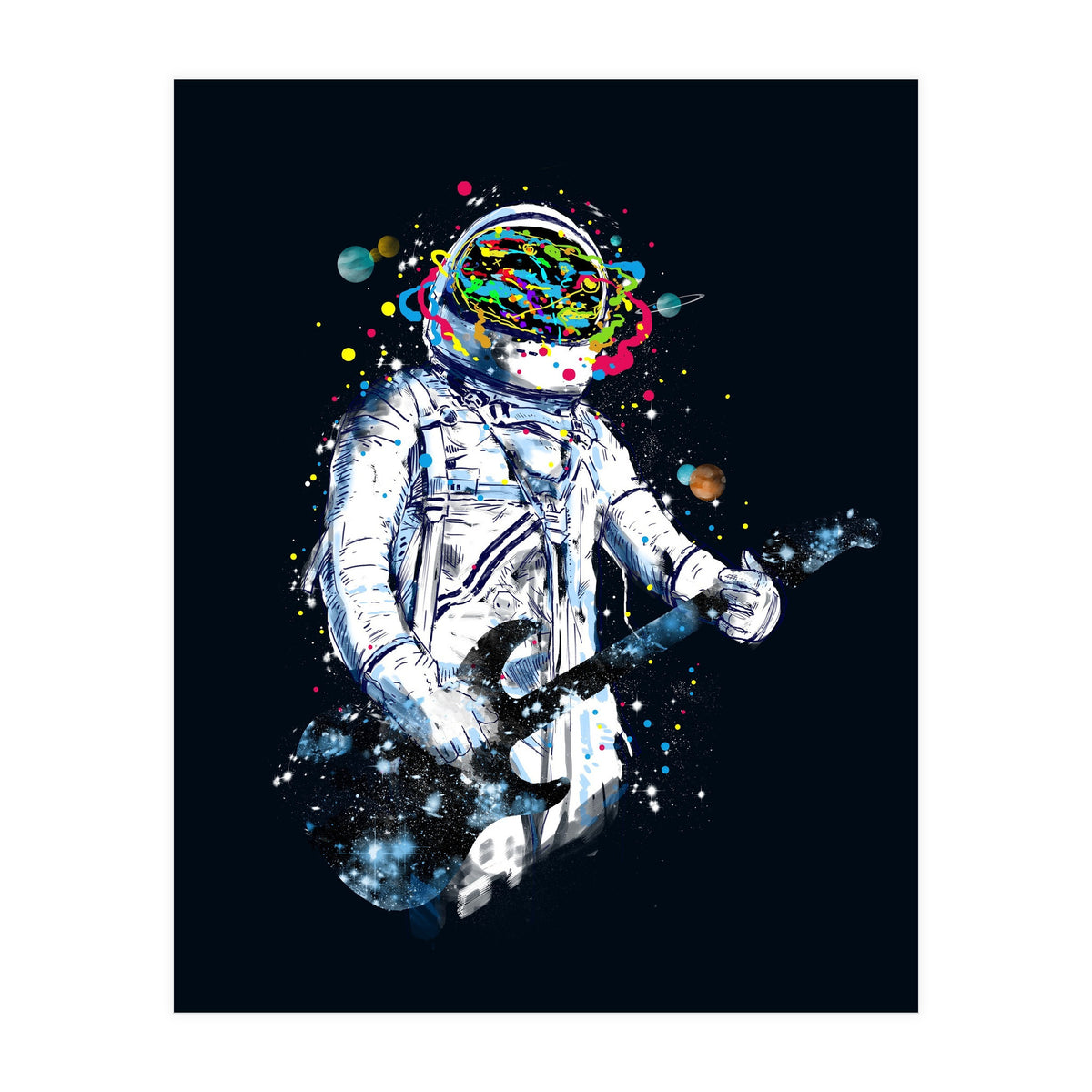 Space Guitar (Print Only)