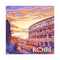 Rome Colosseo, Italy (Print Only)