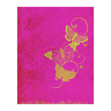Yellow Butterflies on Pink (Print Only) thumbnail
