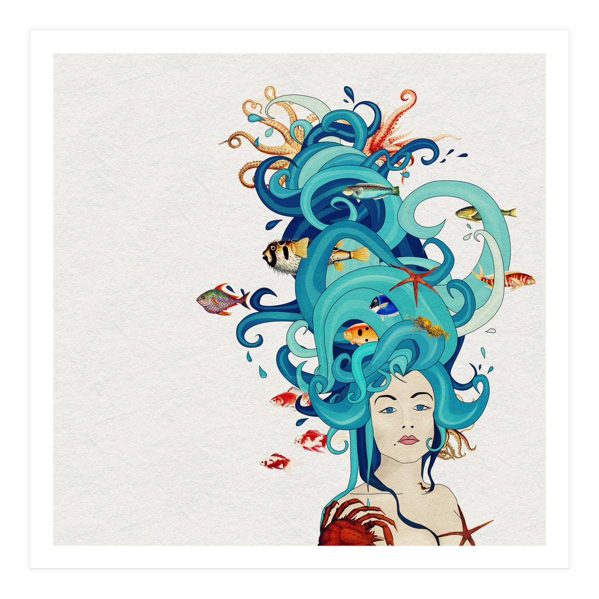 Rococo: The Mermaid (Print Only)