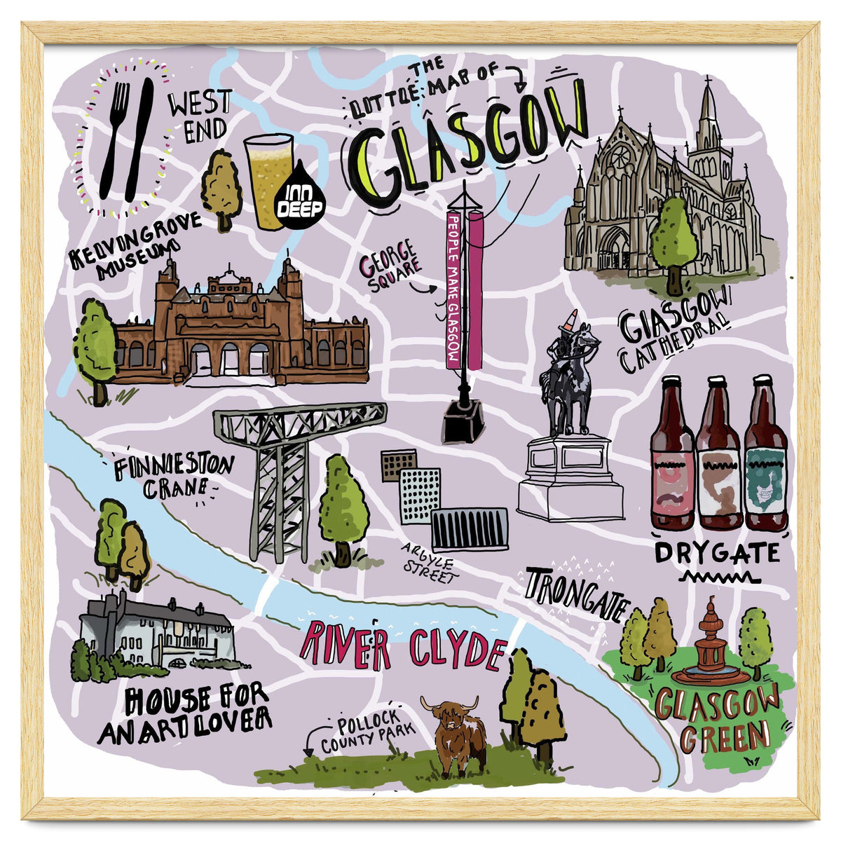 Little Map of Glasgow