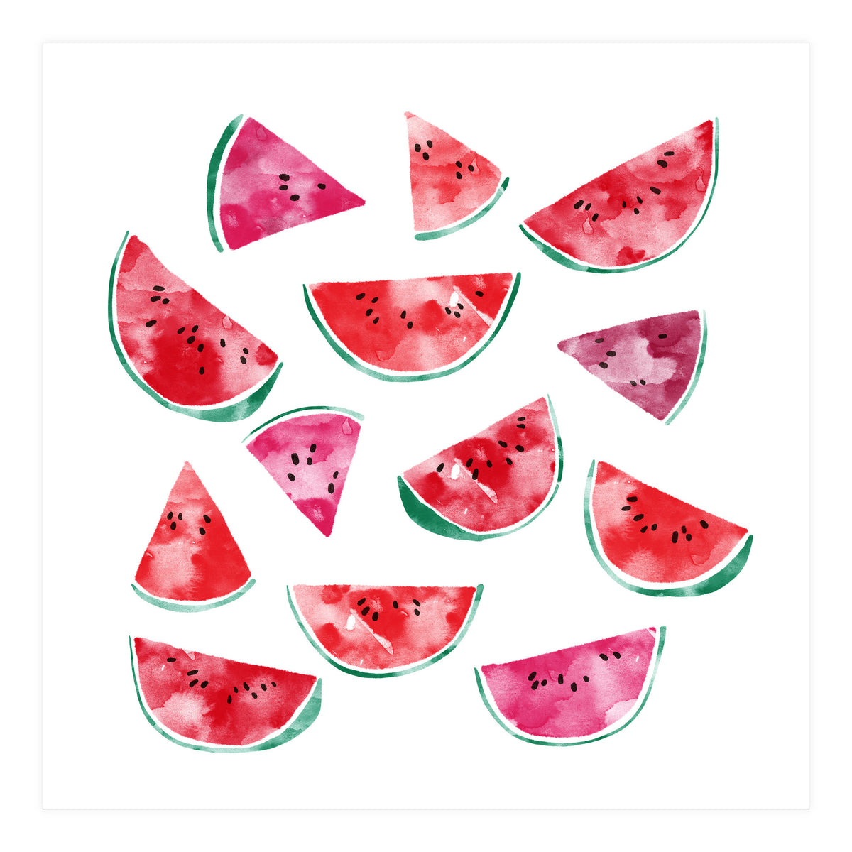 Watercolour Watermelons (Print Only)