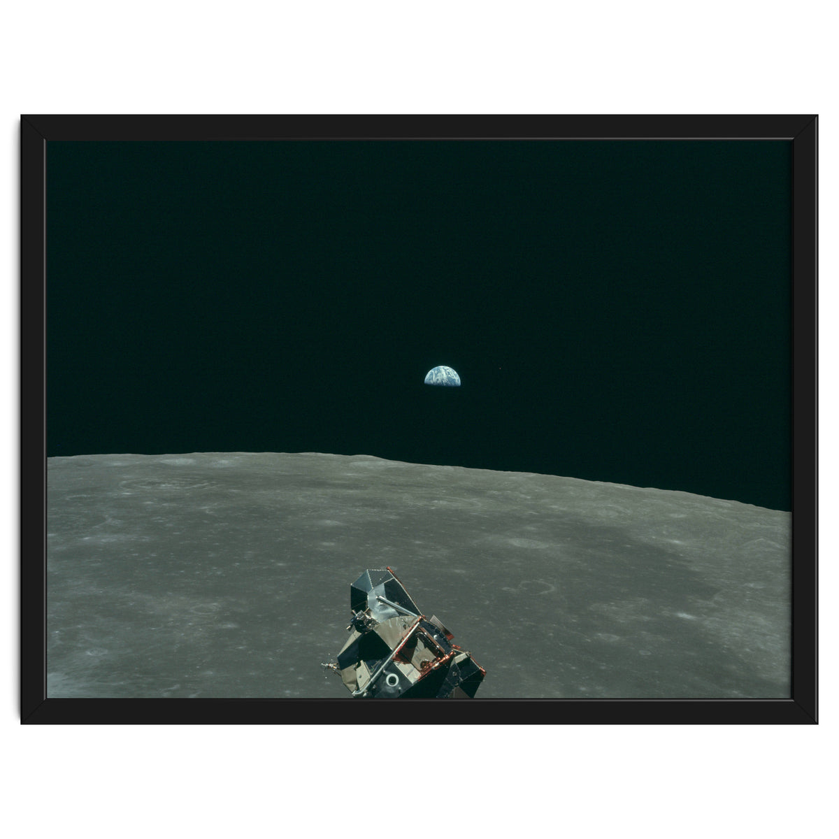 Earth, Moon And Lunar Module, As11 44 6643