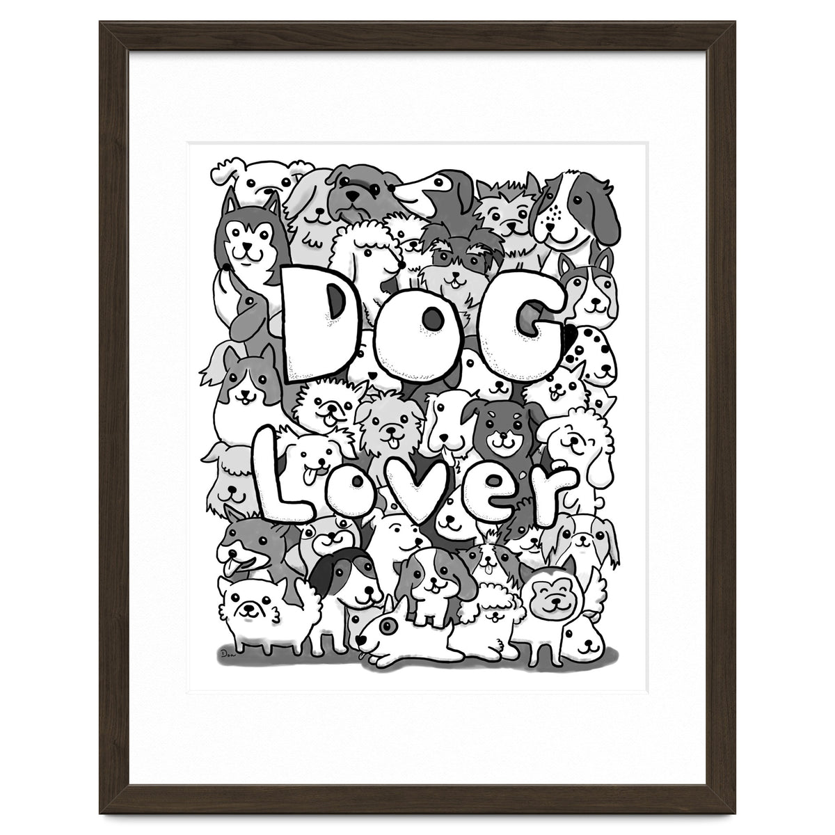 Doodle 72:  Dog Lover