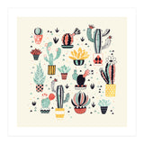 Cactus In A Flower Pot (Print Only) thumbnail