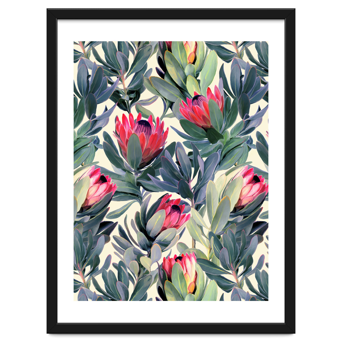 Painted Protea Pattern