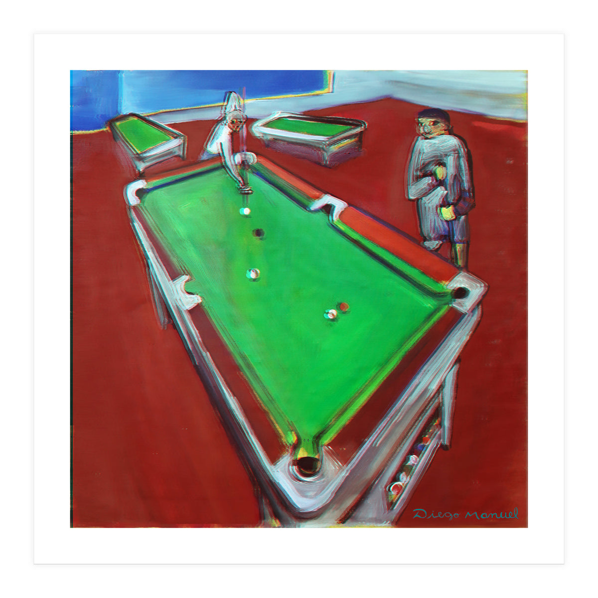 Noche De Pool 2 2 (Print Only)