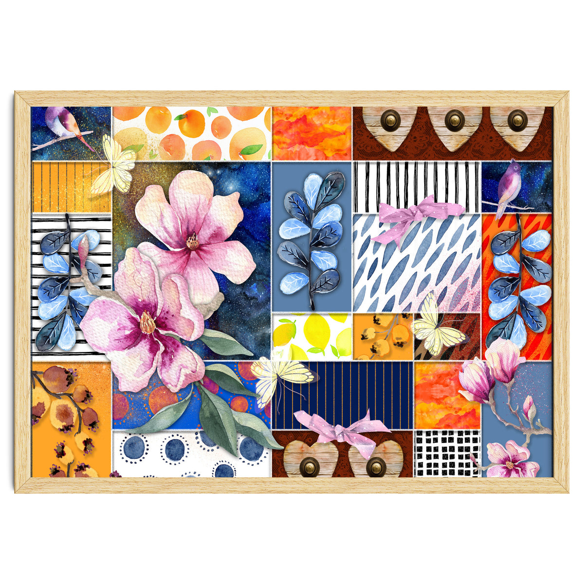 Romantic Floral Collage