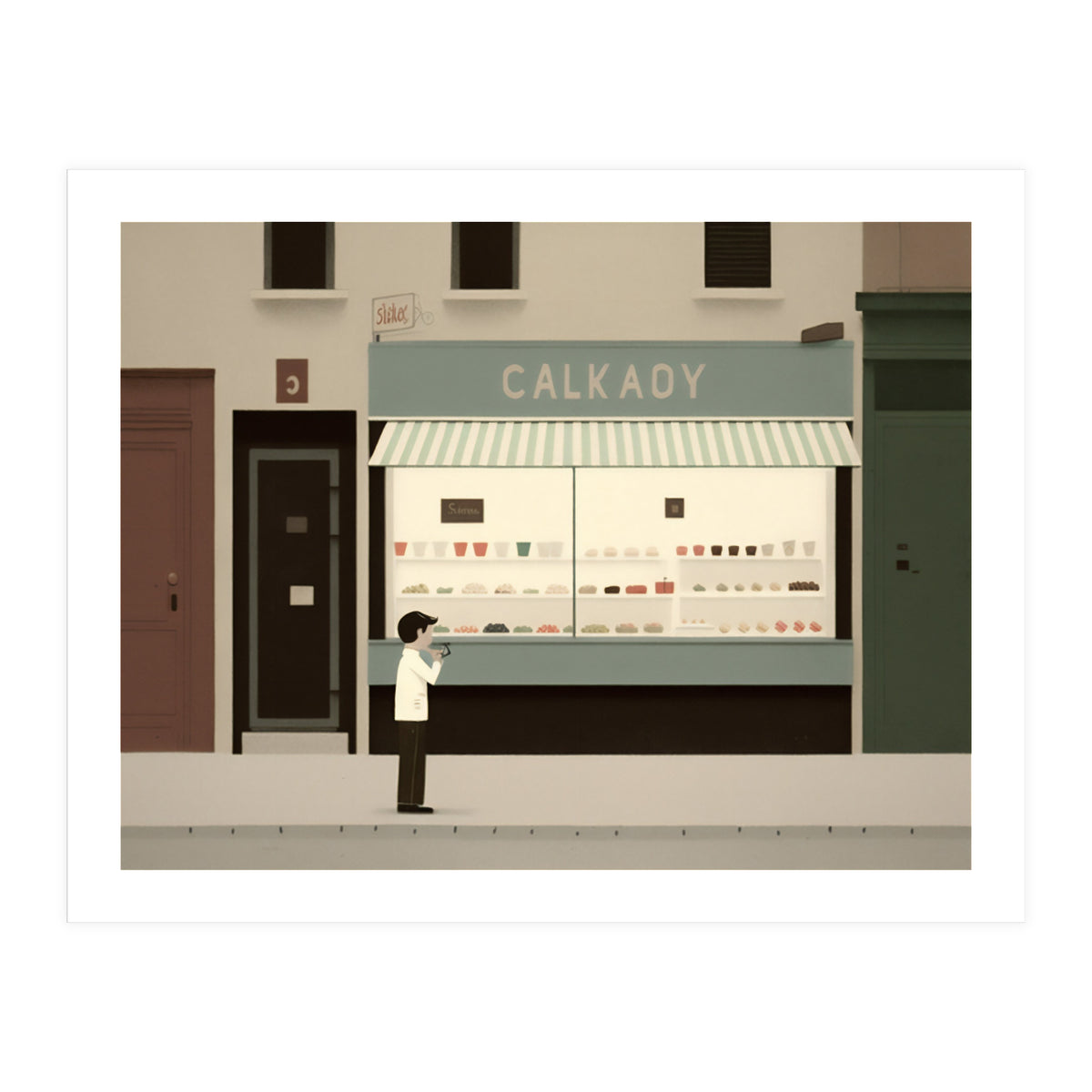 Candy Shop Painting (Print Only)