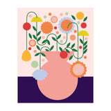 Happy flower jar (Print Only) thumbnail