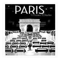 Paris` traffic (Print Only)