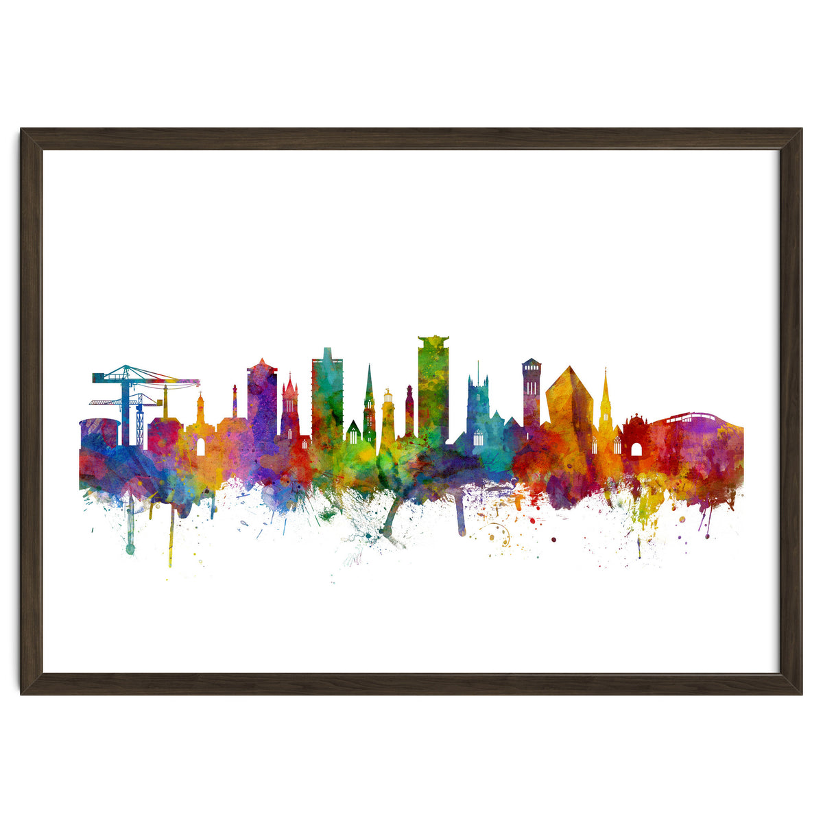 Plymouth England Skyline