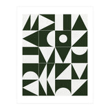 My Favorite Geometric Patterns No.15 - Deep Green (Print Only) thumbnail