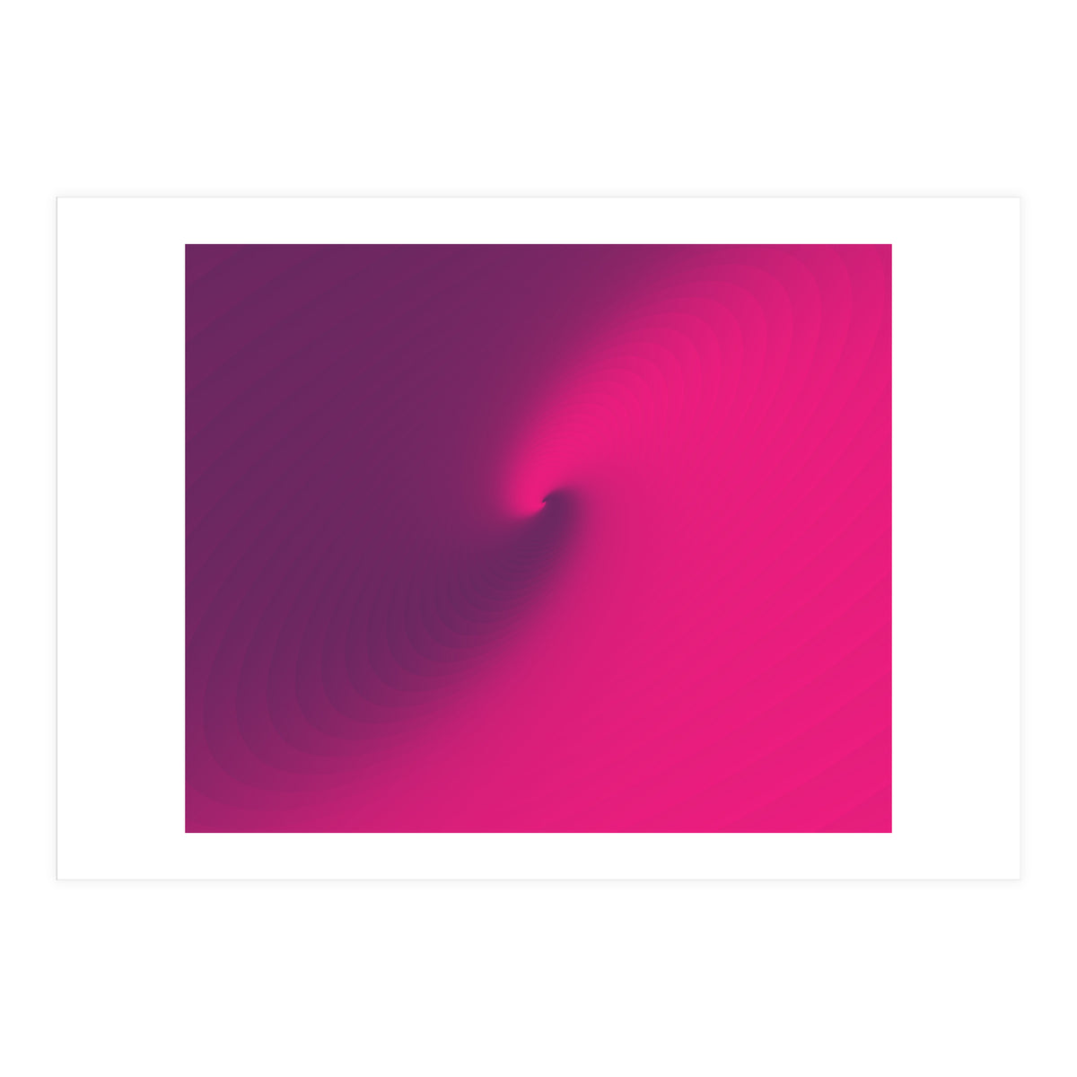 Abstract Purple & Blue  (Print Only)