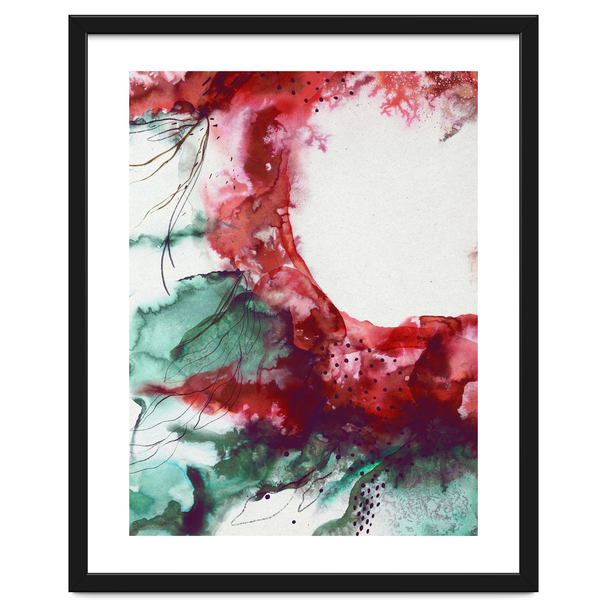 Abstract floral explosion