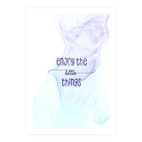 Enjoy the little things | floating colors (Print Only) thumbnail