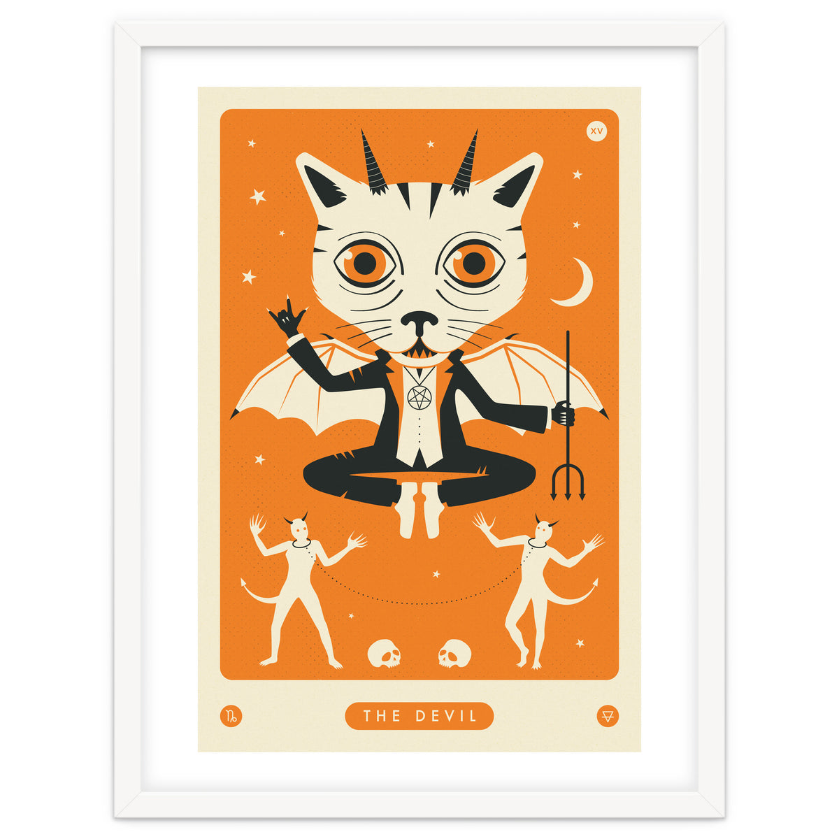 TAROT CARD CAT: THE DEVIL
