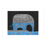 Thirsty Elephant (Print Only) thumbnail
