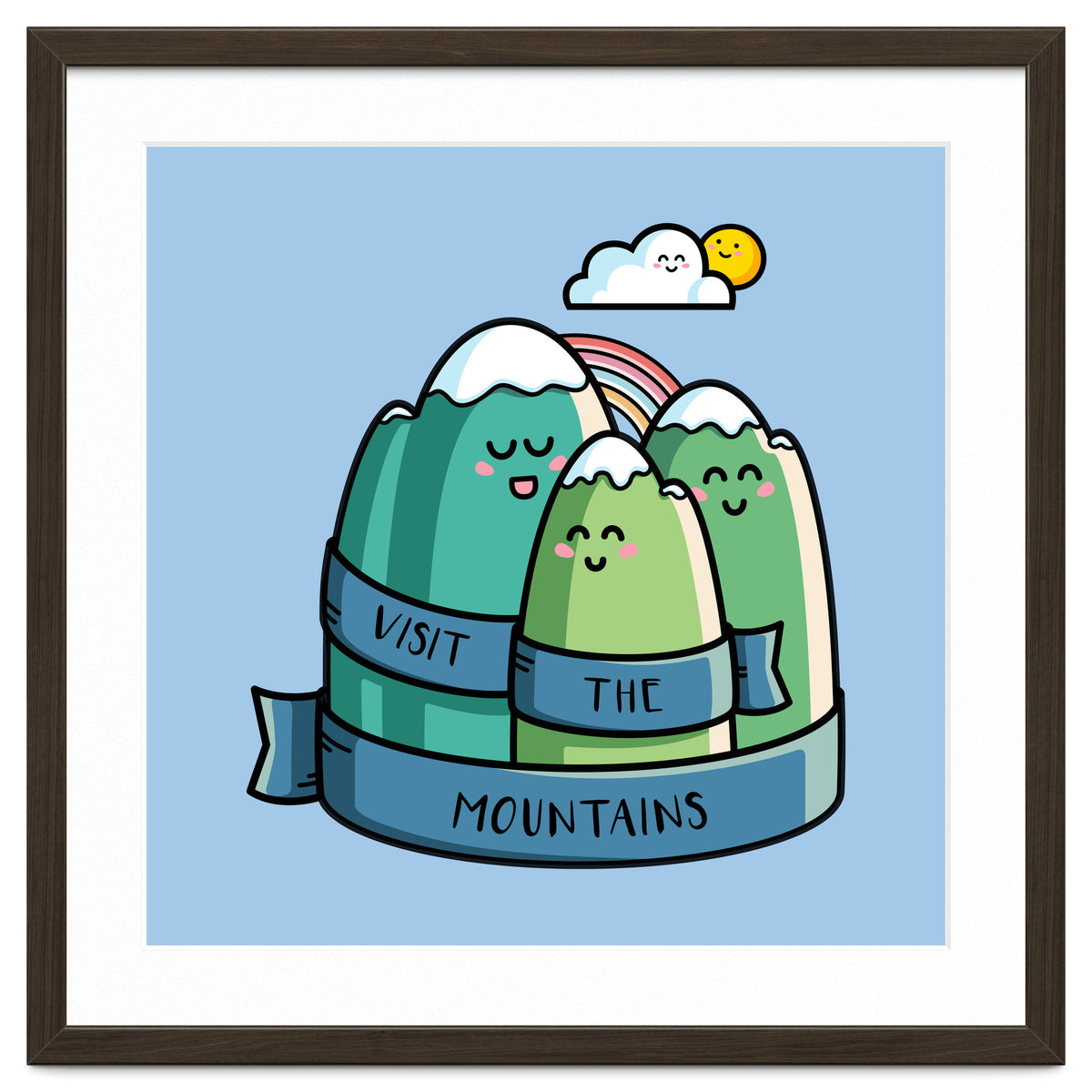 Kawaii Cute Visit the mountains