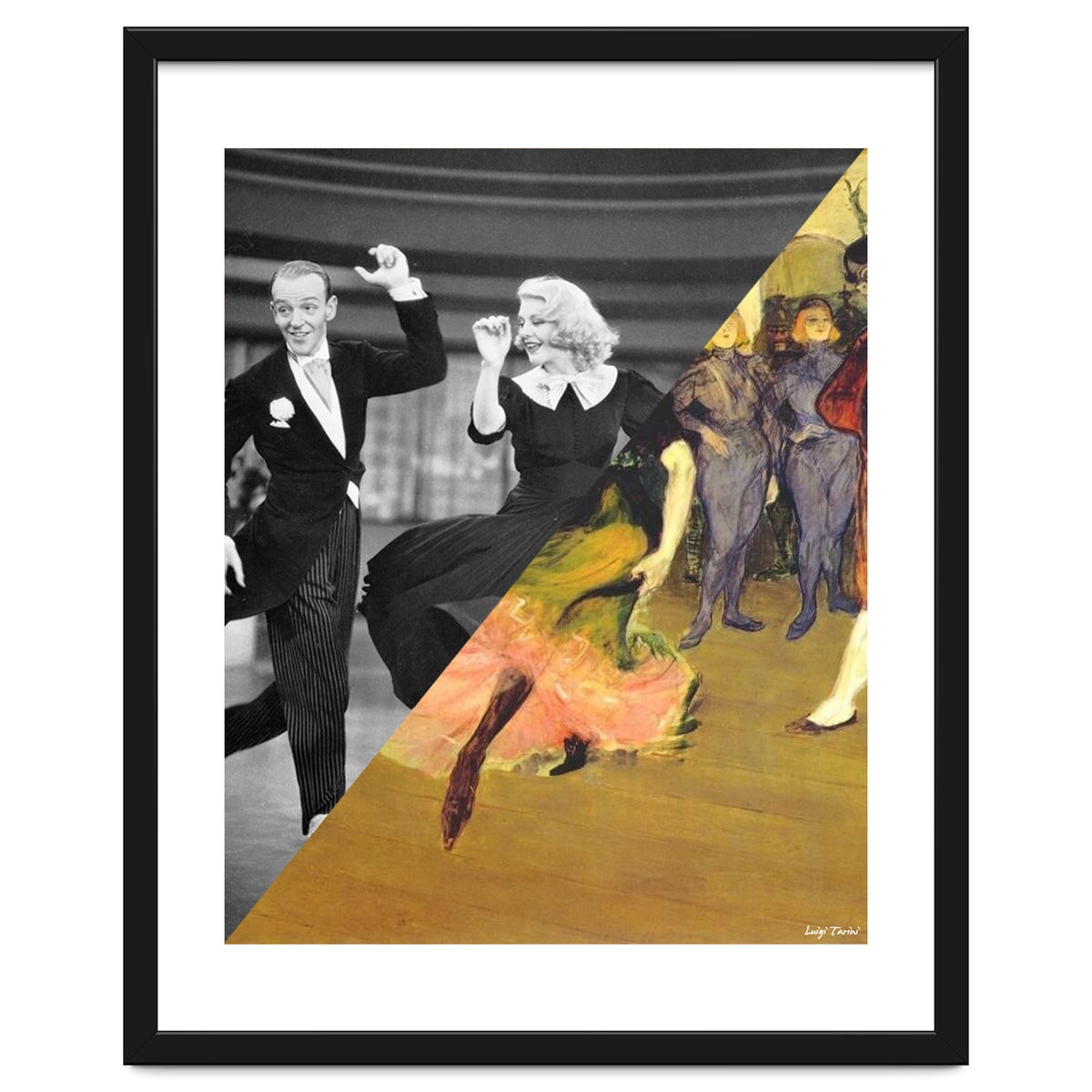 Toulose Lautrec's Dance At The Mouline Rouge & Ginger Rogers