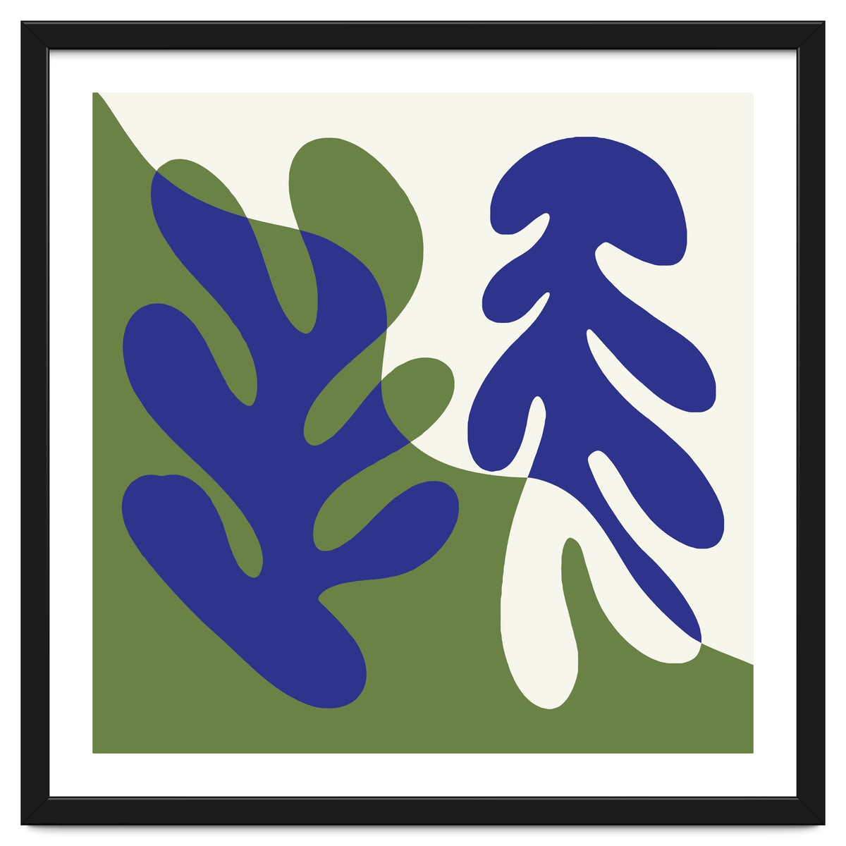 Matisse Inspired Organic Coral Shapes